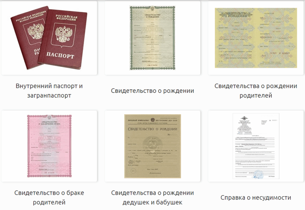 Документы для гражданства ЕС